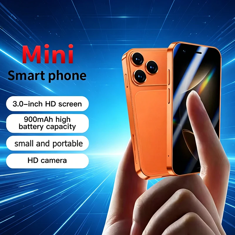 ONEMYTH 3.0 Inch Mini Pocket Smartphone 3G Dual SIM Android Mobile Phone Google Play Supported
