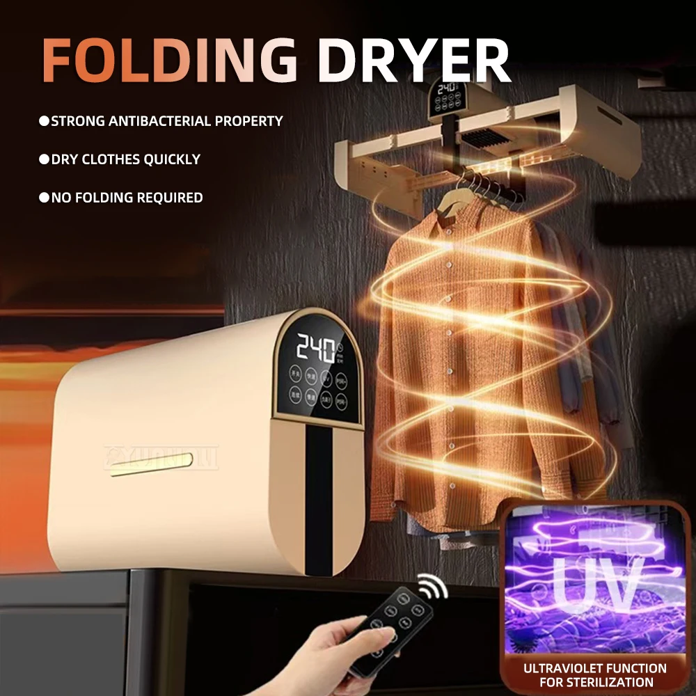 Z008 Small Portable Folding Dryer Household Compact Size for Easy Storage And Transport