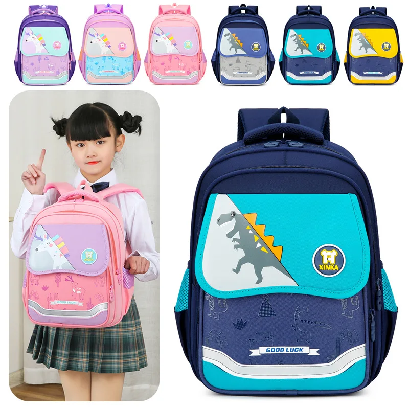 2023 New Spring Cartoon Lovely Dinosaur Fawn Waterproof Backpacks for Kindergarten 3-6 Years Old Boys and Girls Large Capacity