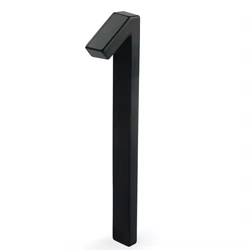 1pc 125mm Floating House Number Outdoor 5 inch Black Zinc Alloy Letter Apartment Door Numbers Mailbox Address Sign #0-9 - Image 21