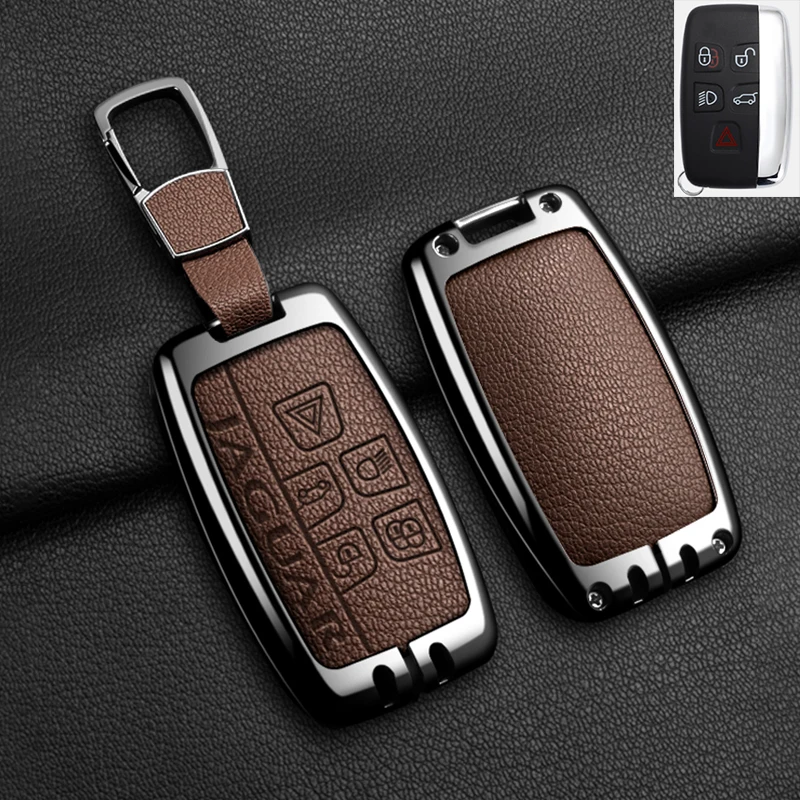 Autoschlüsselhülle für Jaguar XF XJ XE S-Type F-Type X-Type F-Pace I-Pace E-Pace Android XFR XKR Schlüsselanhänger aus Zinklegierung – Detail 15