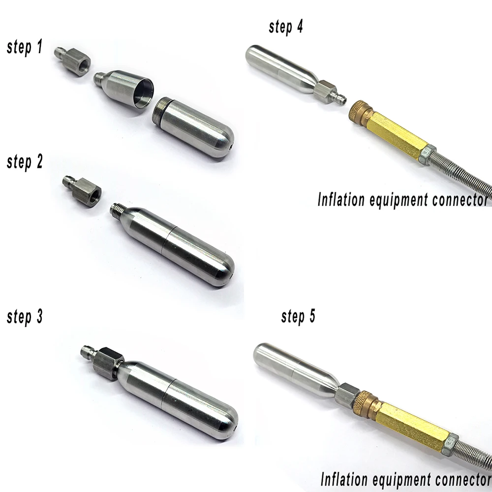 Bomba de ar manual para carro e bicicleta, Cilindro pneumático para brinquedos, Limpeza Manutenção, Resgate Gás Supply, 3 Stage, 30MPA, 4500Psi