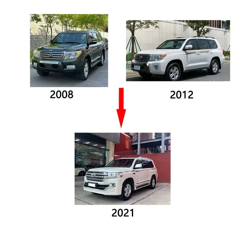 Car Facelift Bodykit Car Modification Parts Body Kit Land Cruiser LC200 2008-2015 Upgrade To 2016 2016-2021