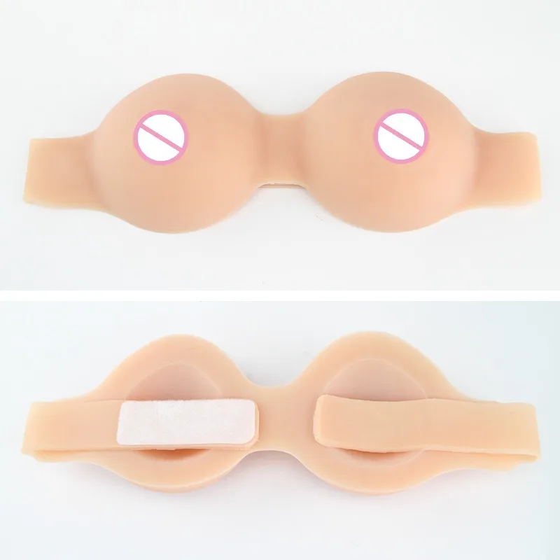 

Invisible Skinless Silicone prosthetic breast For Small Chest Woman Soft Touch Crossdresser Fake Breast Comfortable