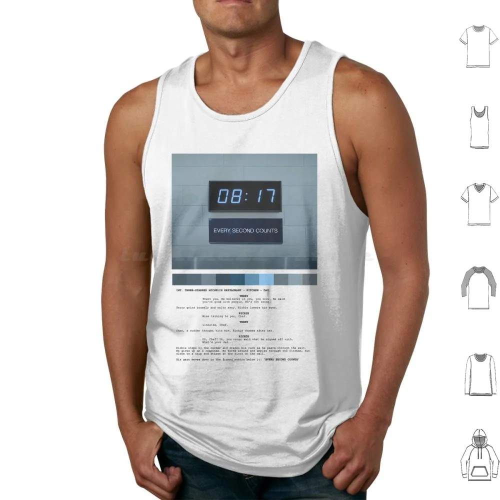 The Bear Tv Show Every Second Counts Tank Tops Vest Sleeveless The Bear Tv Show The Bear Jeremy Allen White Yes Chef The
