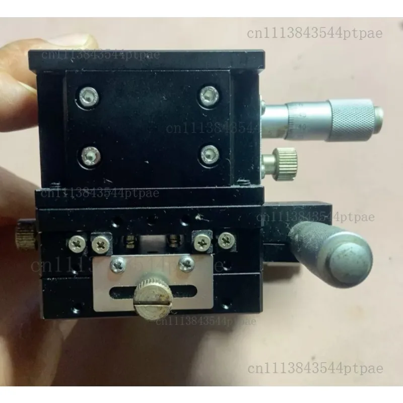 Xyz 3-axis Manual Micro-adjustment Platform 60×60mm Table 0-13mm Travel Z-axis Dual-rail Linear Stage (actual Picture Taken)
