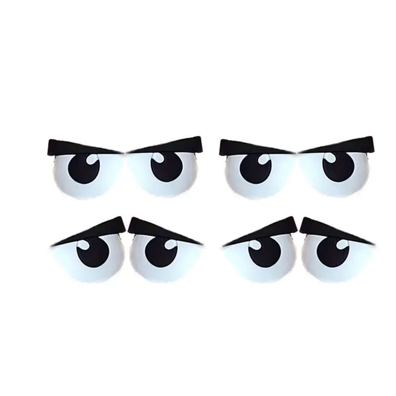 Funny Expressions Hole Buckle Hole Shoe Charms Decorations Cartoon Soft Rubber Eyes Shoes Buckle DIY 3D Hole Shoe Accessories
