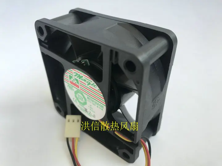 Freight free original MAGIC 6025 MGT6012LR-O25 DC12V 0.11A 3-wire mute fan