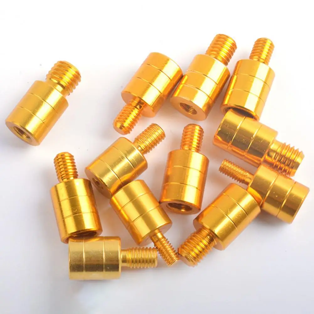 Landing Net Head Connector 6/8/10/12MM Screw Quick Release Dip Net Rod Adapter Metal Converter Fitting Fishing Accessories