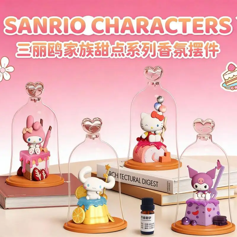 

Новый ароматический декор Sanrio Hello Kitty: милый украшение для центральной консоли автомобиля, креативный подарок для девочек с Куроми, устраняет запахи