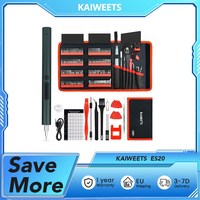 KAIWEETS ES20 Electric 137-in-1 Screwdriver Set, CRV Silver Nickel Bits, Speeds Up to 200 rpm, Magnetic Screwdriver Head