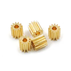 122A 0.4M Metal Gears 12T 2mm Diameter 5.5mm Height 6mm 12 Teeth Pinion 5PCS/LOT