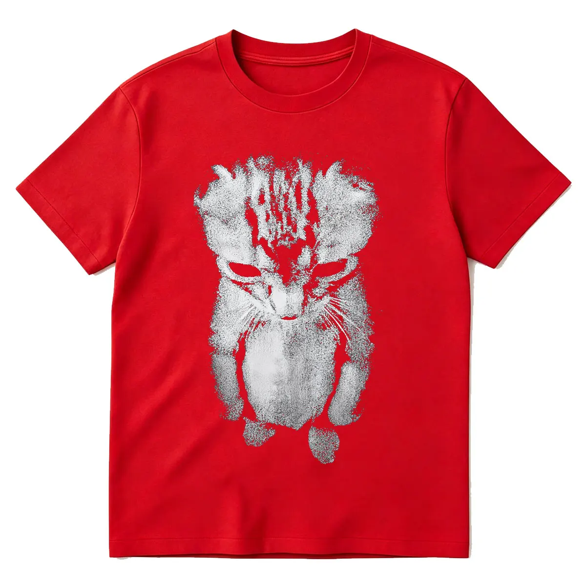 El Gato Sad Kitten FunnySad Crying Munchkin Cat T-shirts  Women Clothing CasualShort Sleeve Oversized T Shirts