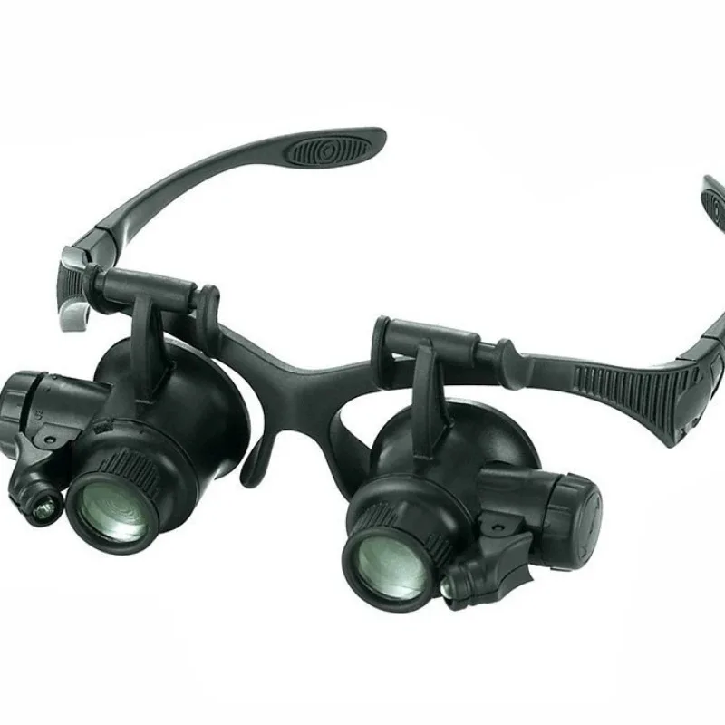 Headwear high magnifying glass binocular watch repair inspection jewelry jade appraisal industrial binocular microscope