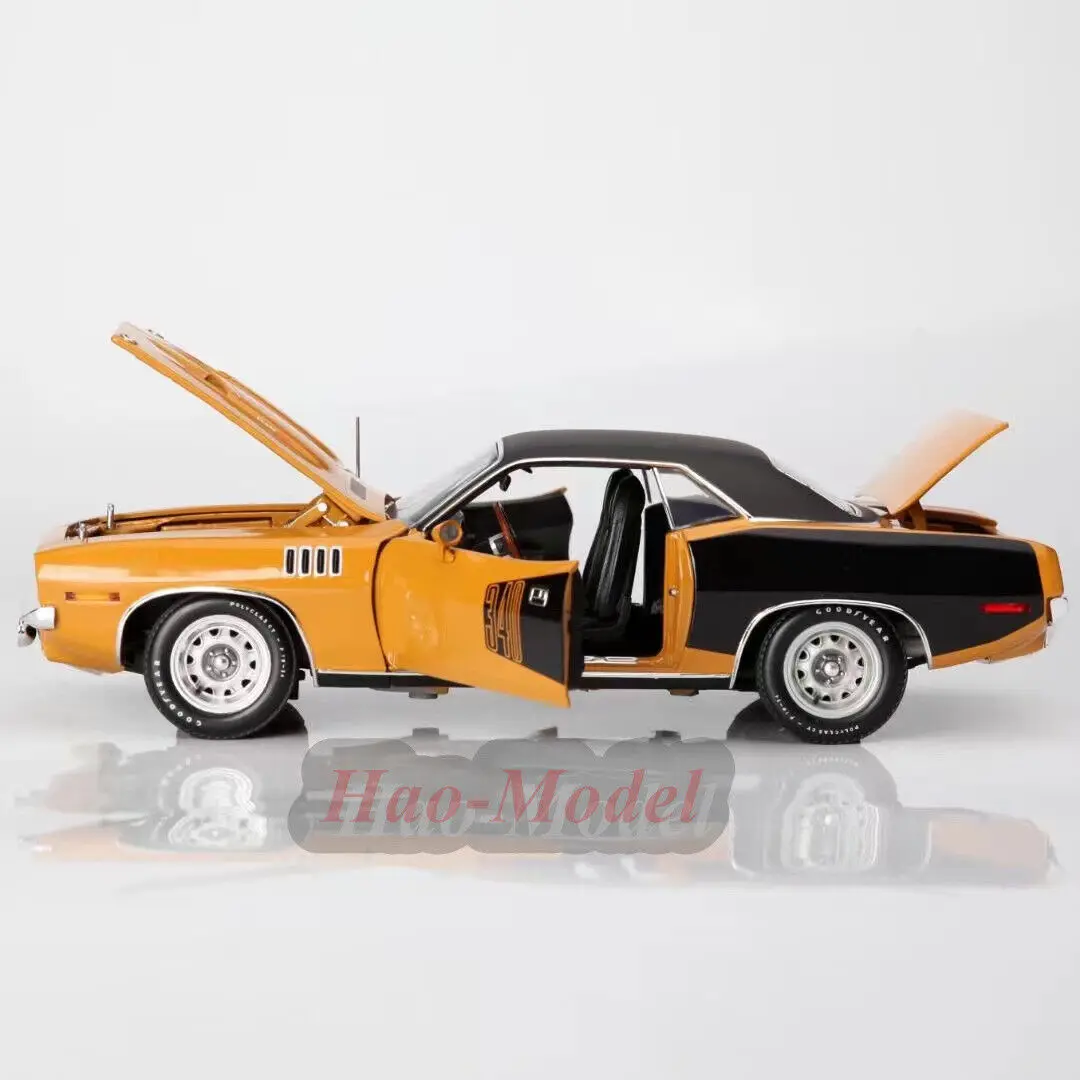 ACME 1/18 For Plymouth Cuda w/ Vinyl Top-YCID 1971 Alloy Diecast Car Model Simulation Birthday Gifts Hobby Display Ornaments