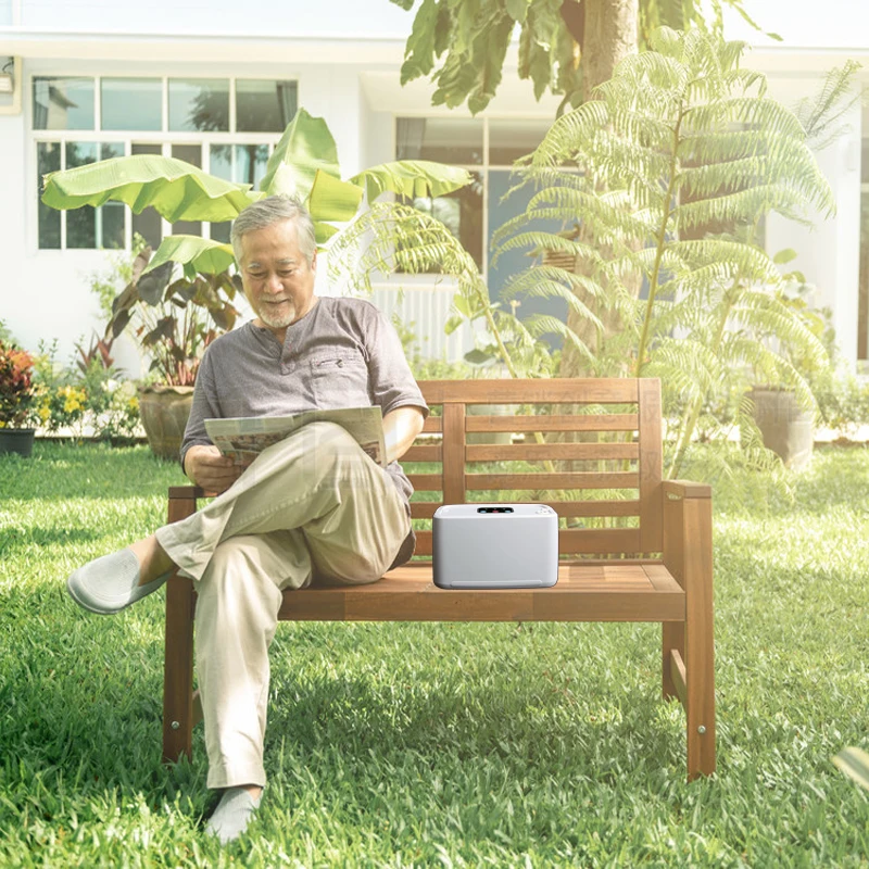 3L/Min Portable Oxygen Concentrator with Battery for Home Travel and Car Use AC110-220V Oxygen Generator