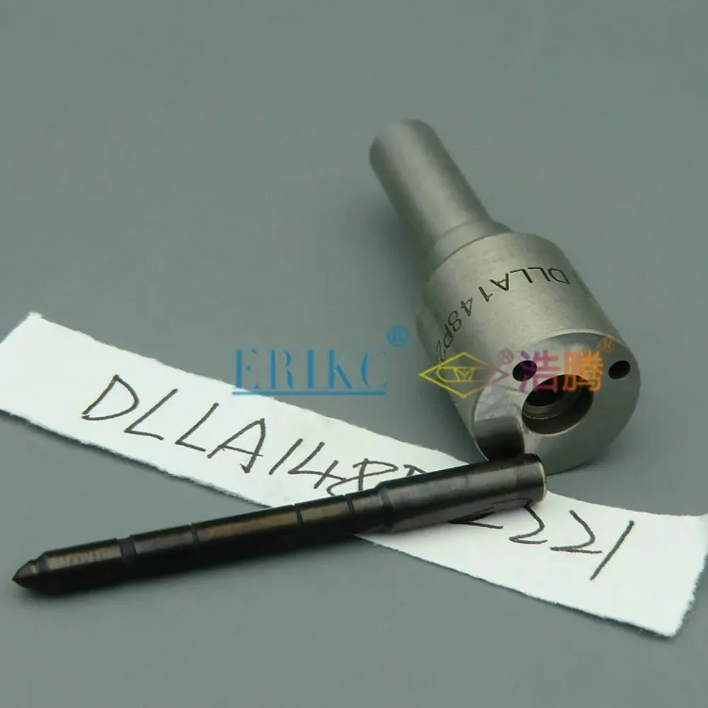 ERIKC Oil Burner Nozzle Assembly DLLA 148 P 2221 Black Needle Fuel Dispenser 0433172221 Auto Pump Injectors Nozzle DLLA148P2221