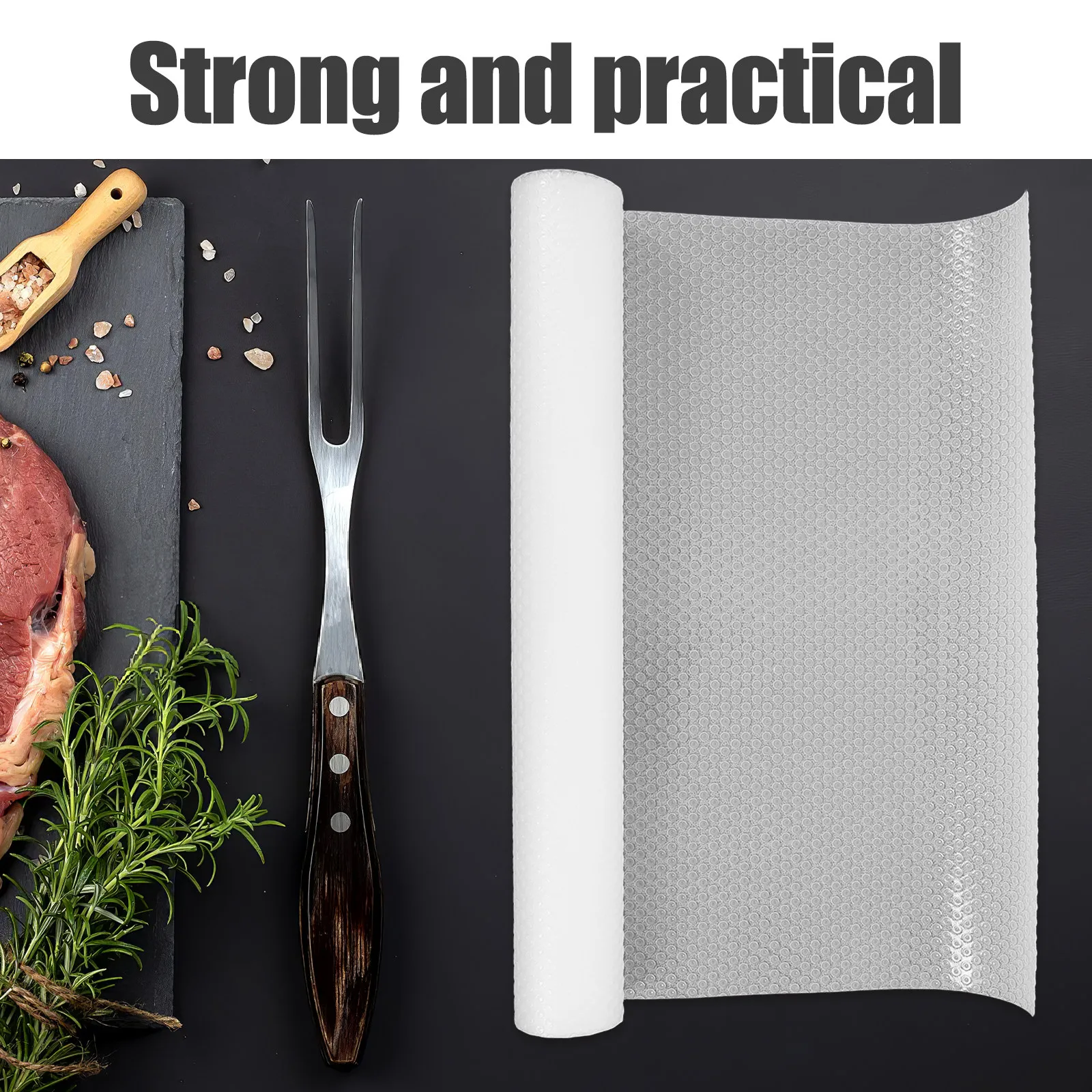 1 Roll Waterproof Fridge Shelf Liner Premium Eva Non Adhesive Washable Refrigerator Liners Drawer Mat Table Mats Coasters