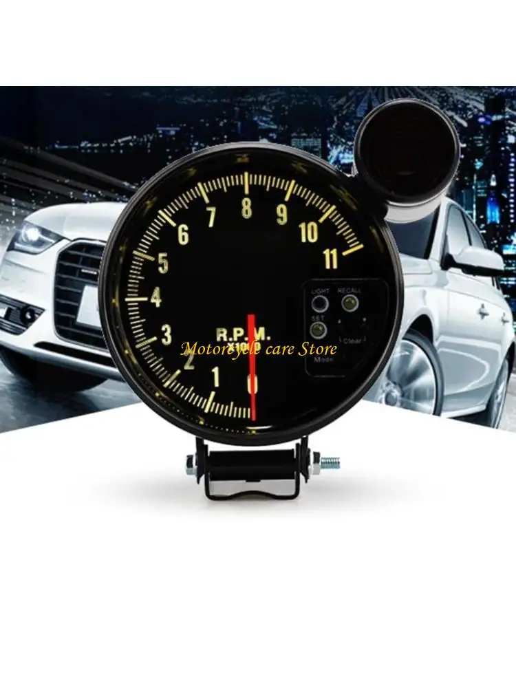 

U75F Car 12V 127mm 5" 7 Colors Universal Automobile Tachometer Gauges Meter Led For 4 6 8 Cylinders Vehicles