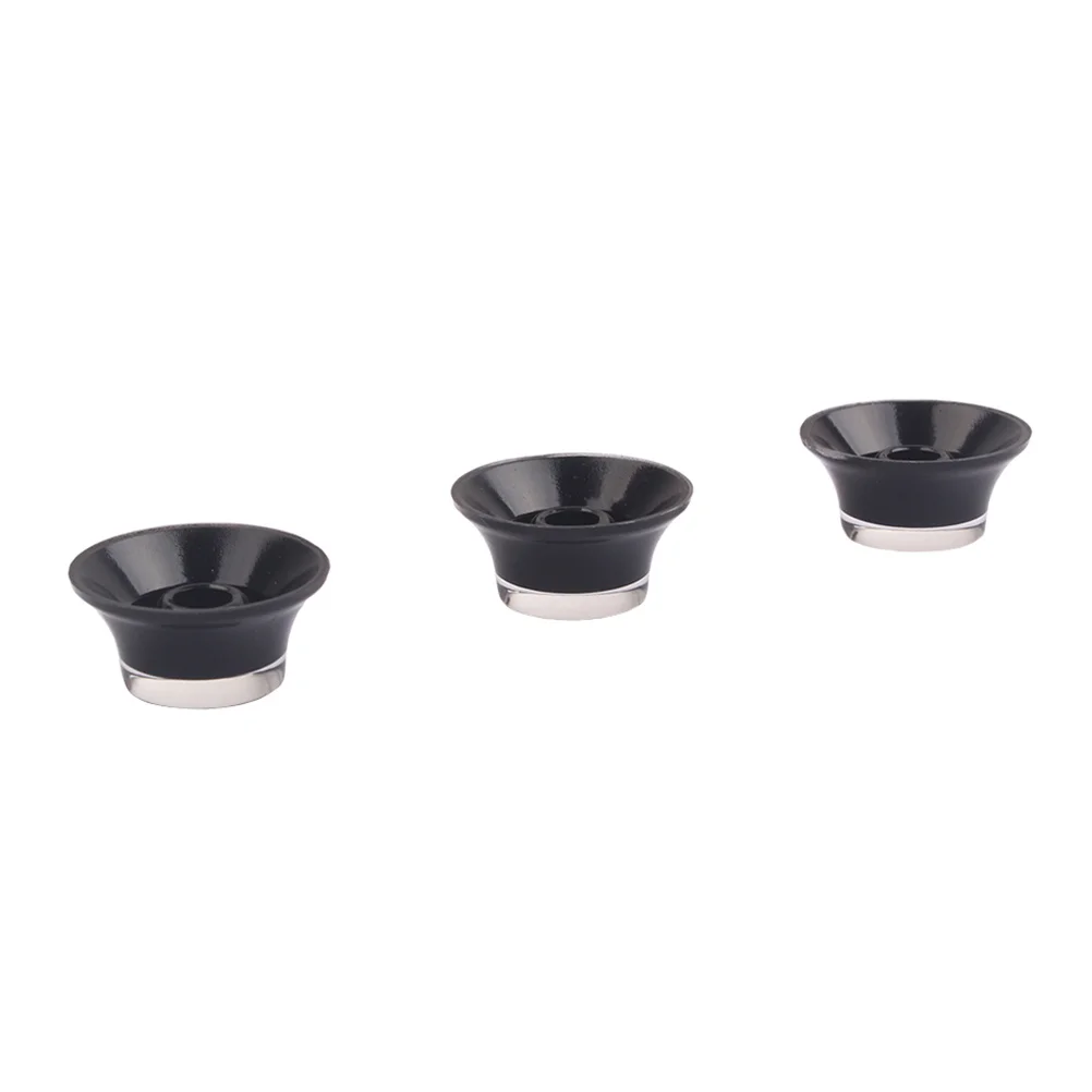 

3 pcs Black Knob Set For Electric Guitar Vintage Style Tone Volume Control Durable Plastic Replacement Parts Guitar Accessories