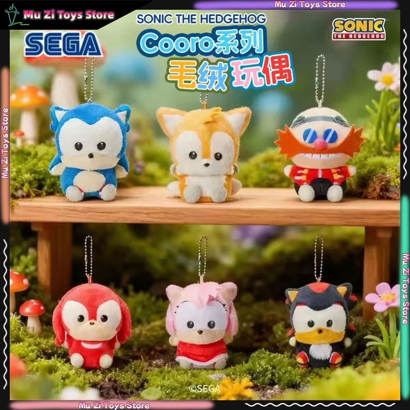Llavero de Peluche Mini de SEGA Prize Sonic The Hedgehog Tails, Serie Cooro, Animal de Peluche Suave, Colgante para Bolsa, Coleccionable para Fanáticos de Anime y Videojuegos