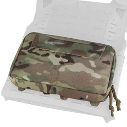 Tactical MOLLE Utility Pouch ARC Plate Carrier Hunting Vest Horizontal GP Pouch Airsoft Shooting Front Panel Admin Accessories
