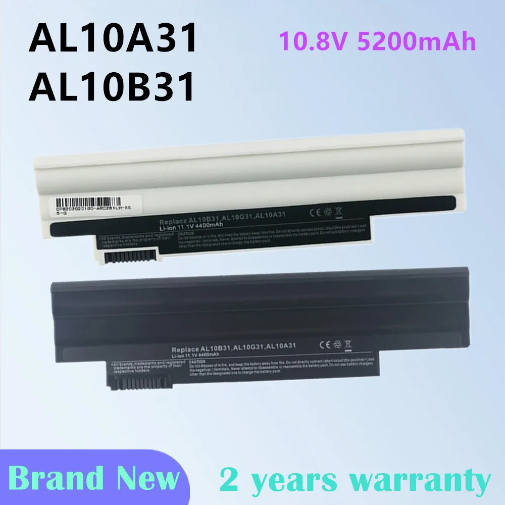 Laptop Battery For Acer AL10B31 AL10G31 D270 D260 AOD255 AOD260 522 D255 722 D255E D257 D257E D270 E100 AL10A31 ICR17/65 Batteia