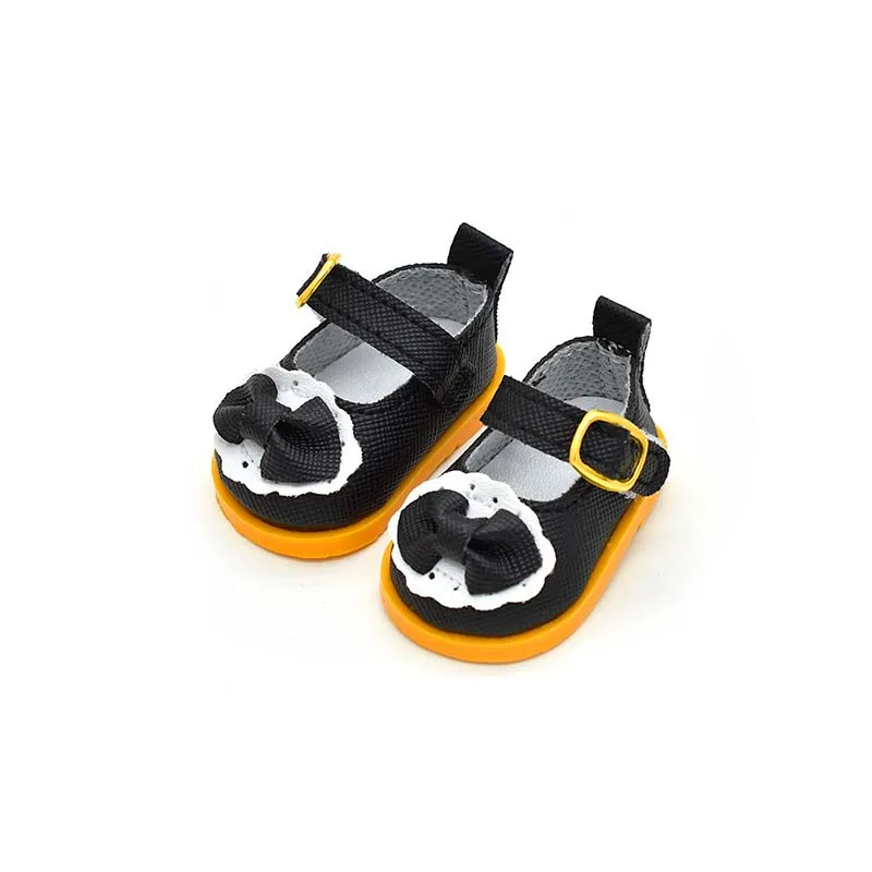 1 زوج دمى الأحذية القوس الأحذية ل 20 سنتيمتر القطن دمية 1/6 BJD DIY بها بنفسك اليدوية أحذية الأميرة الصغيرة دمى دمى اكسسوارات لفتاة هدية