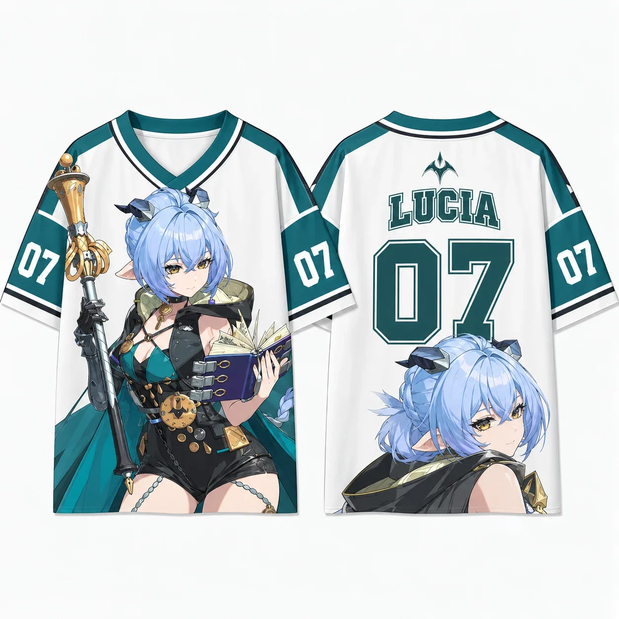 Zenless Zone Zero ZZZ Lucia Anime Jersey T-shirt  Yidhari Alice Ukinami Yuzuha 3D Print Graphic Tee  Breathable Quick Dry Shirt