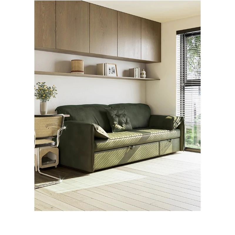 

Small apartment living room multi-functional sofa bed