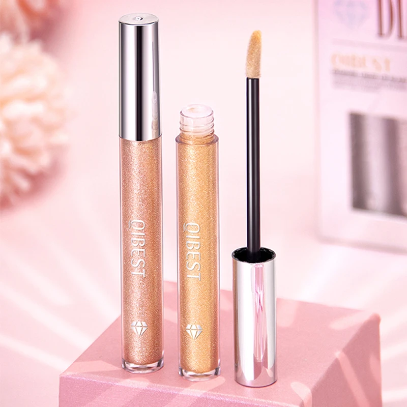 6 pezzi/set, set regalo con smalto per labbra e ombretto liquido, lunga durata, facile da applicare, finitura glitterato perlato luccicante, doppio scopo