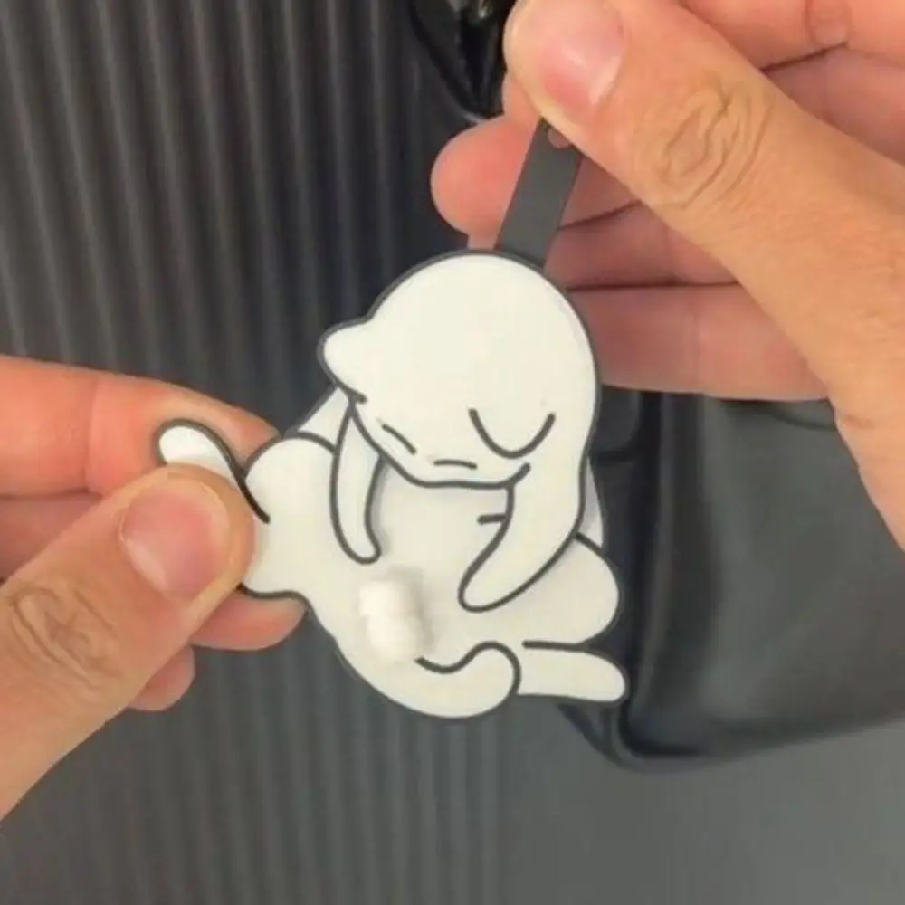 Pull Play Pull Play Egg Cat Keychain Rotatable Acrylic Trick Cat Bag Pendant Exquisite Bag Charm Jewelry Keychain Women Men
