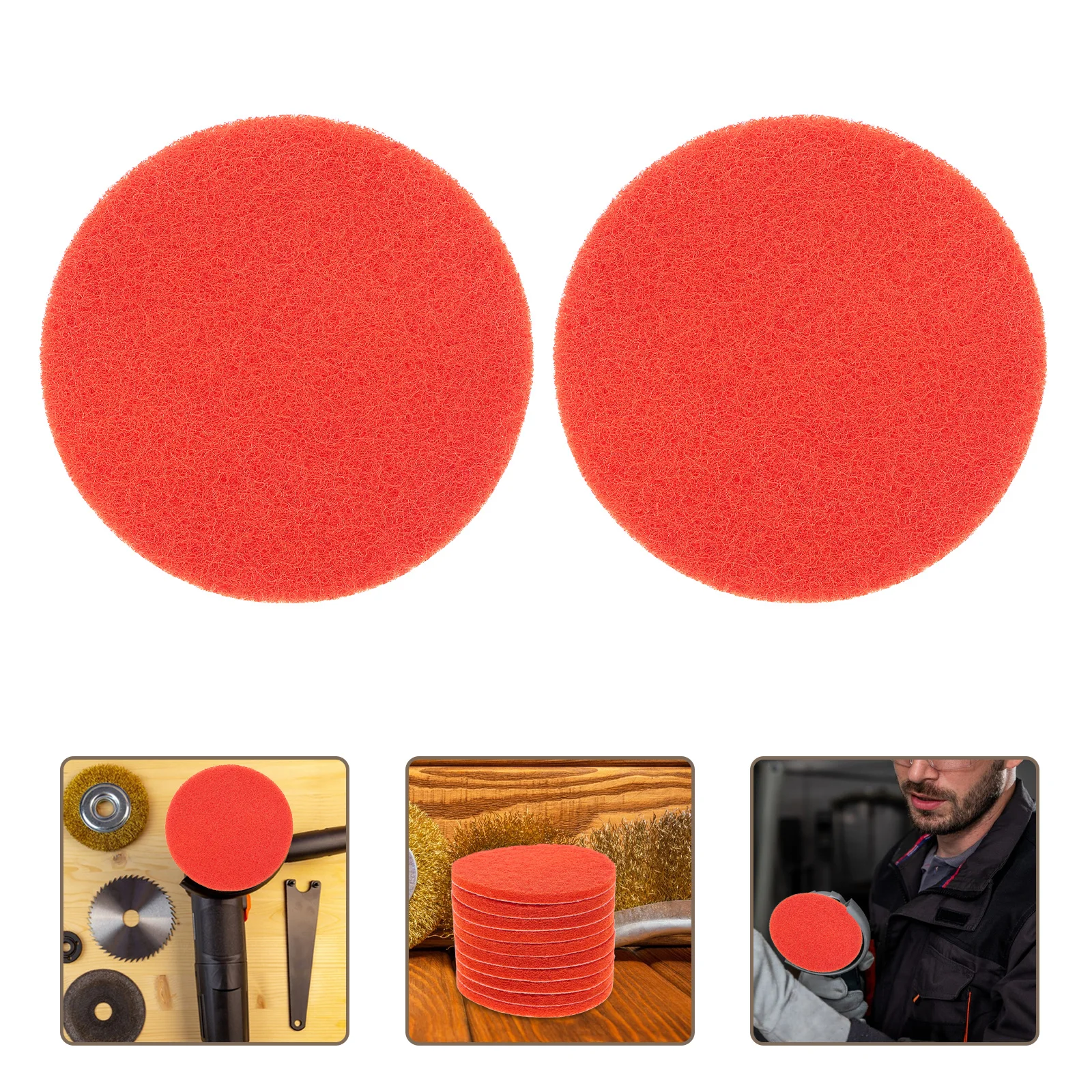 

10pcs Electric Sanding Discs High Efficiency Nylon Rapid Grinding Surface Repair Universal For Plastic Polishing