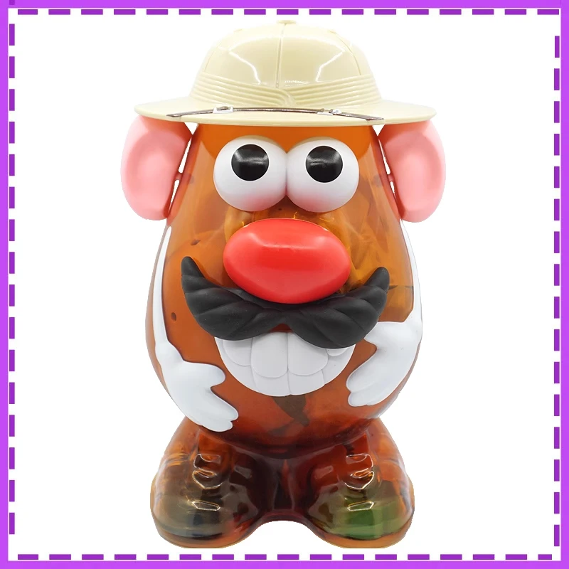 

Anime Toy Story Mr Potato Head Luxury Storage Bucket Pet Set Buzz Lightyear Woody Gifts for Children Action Figure Model Toys