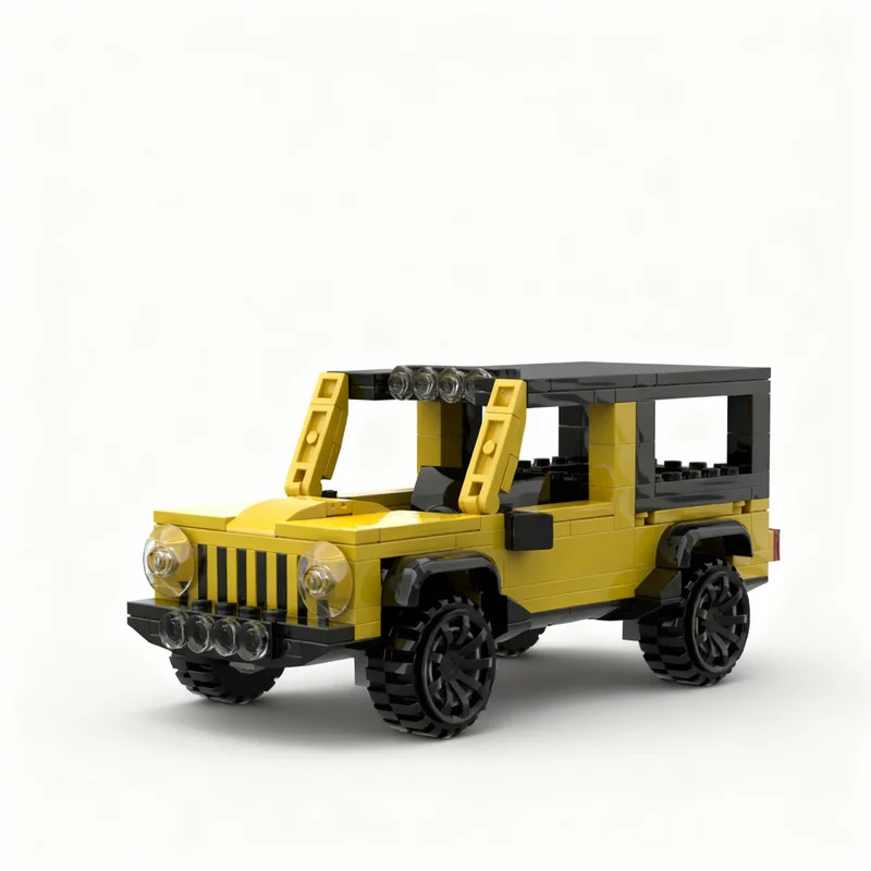

286pcs MOC Jeep Wrangler Rubicon City Champions Model Building Blocks Construction Toy Christmas Gifts DIY Creative Idea Brick