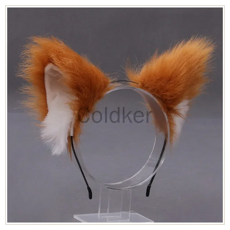 2022 New Hand-made Cute Lolita Headdress Animal Scrunchies Cat Ears Anime Cosplay Headband Soft Girl Kawaii Hair Accessories