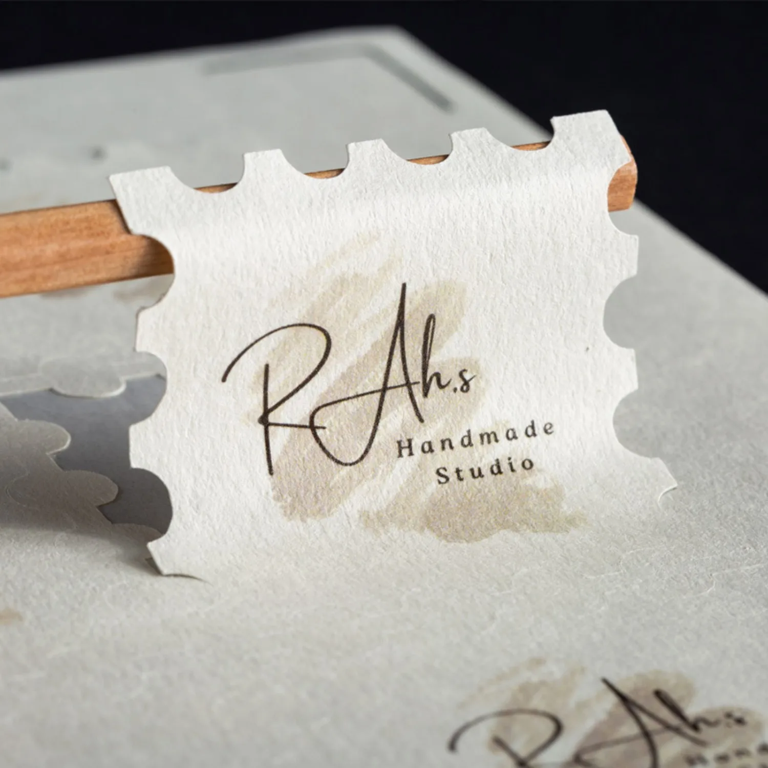 Self Adhesive Paper& Film Custom Logo Printing Self Adhesive Textured Paper Packaging Stickers Paper