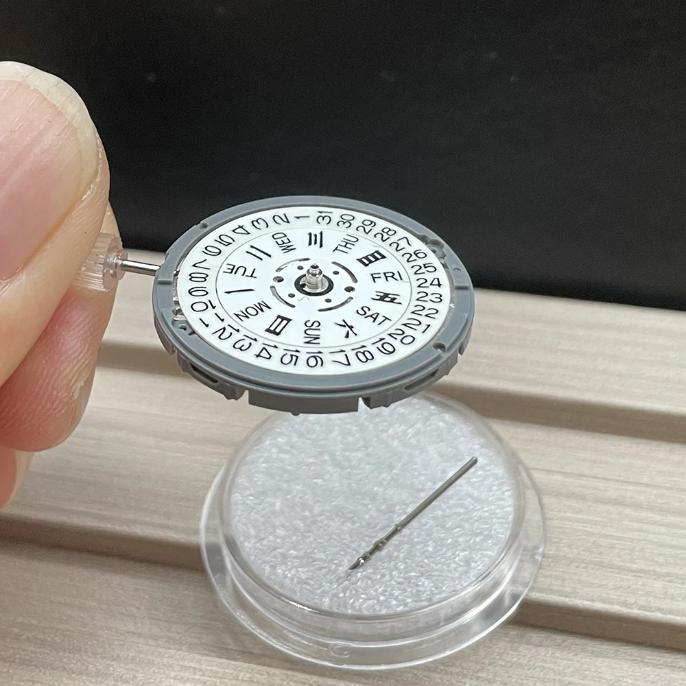 Mod اليابان حقيقية NH36 حركة قوية الأخضر/الأزرق مضيئة Datewheel تاج في 3.0/3.8 تعديل ساعة ميكانيكية استبدال Movt