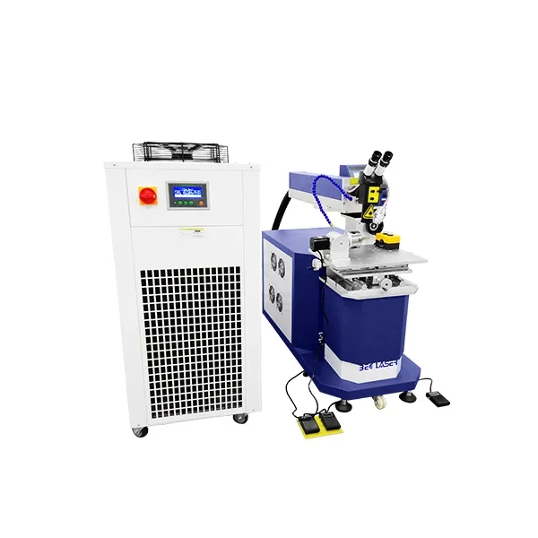 Best price 300w 400w automatic platform mold fiber  welding hine for jewelry aluminum repair soldering hine