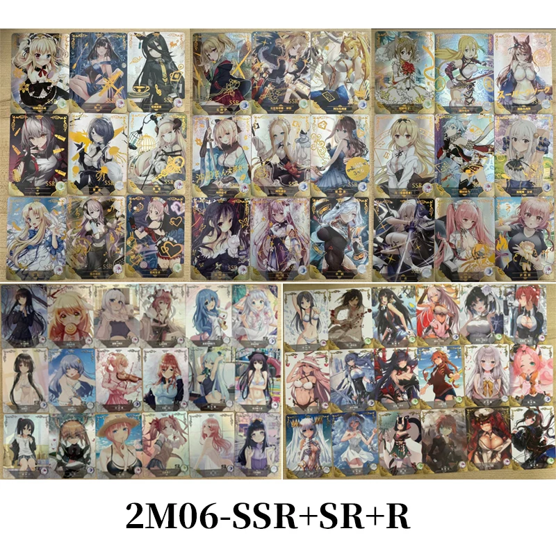 Pequena sapo deusa história 2m01-2m08 ssr sr r conjunto de cartas personagens anime cc kamado nezuko coleção cartões presentes de aniversário brinquedos