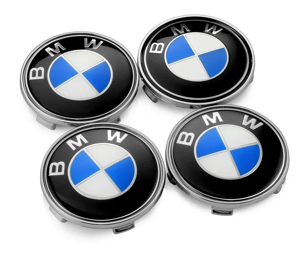 4pcs 68mm Car Wheel Center Hup Caps Wheel Cover For All BMW M F34 F32 E53 E60 E90 E91 E93 F01 F30 Tyre Tire Rim Cover Protector