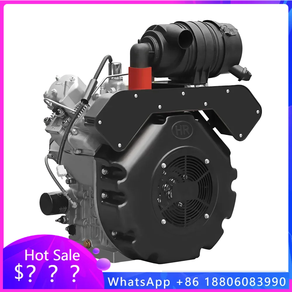 2V98 V type twin cylinder air cooled 30h·p 22KW 1326cc die·sel engine