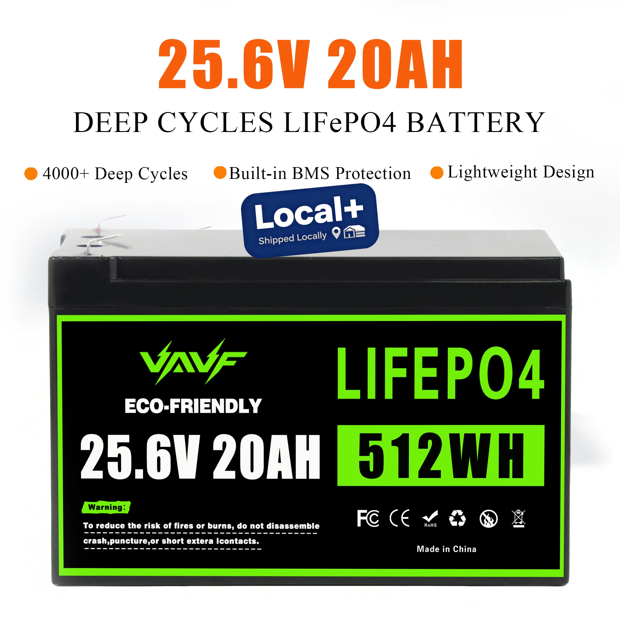 LiFePO4-Batteriepack 24V 20000mAh Speichertyp Europa Überseelager für Wohnmobile, Wohnwagen, Marineboote, Überwachungskameras, Wasserpumpen, Angelausrüstung, medizinische Geräte, schneller Versand