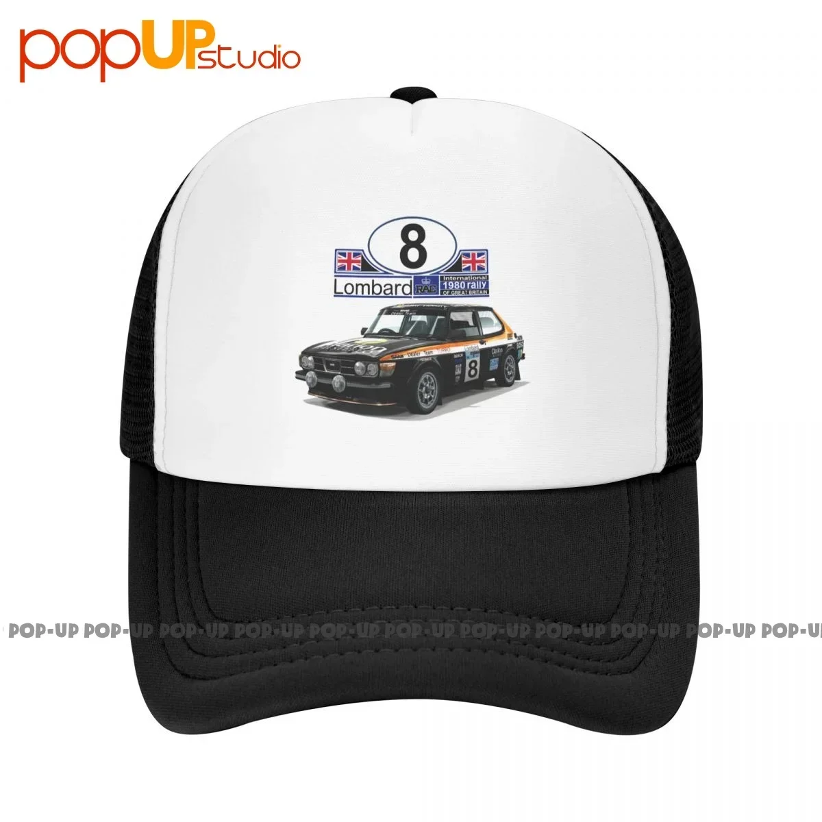 Saab 99 Turbo 1980 Rac Rally Wrc Baseball Cap Trucker Hats Breathable Sunscreen Premium Comfortable Cute