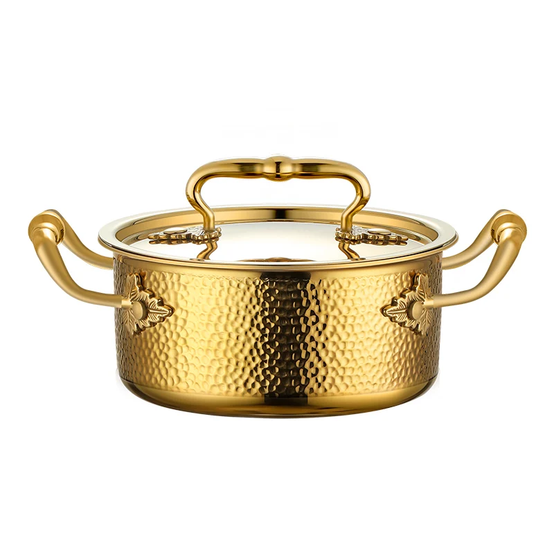 304 stainless steel single pot small hot pot, single person, two person self-service high-end household single person, one pot,