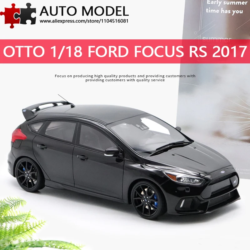

2017 Ford Focus Focus Rs Mk3 Модель автомобиля из смолы, ограниченная серия, коллекционный орнамент Otto 1:18, литая под давлением масштабная статическая модель, игрушка для взрослых, подарок для мальчика