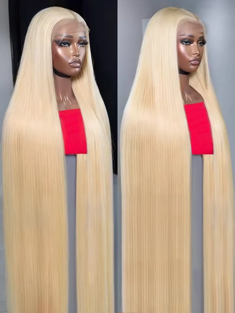 

250 Density Straight 613 Honey Blonde 30 40 Inch 13x6 lace Front Wigs 13x4 HD Transparent Lace Frontal Human Hair Wig Brazilian