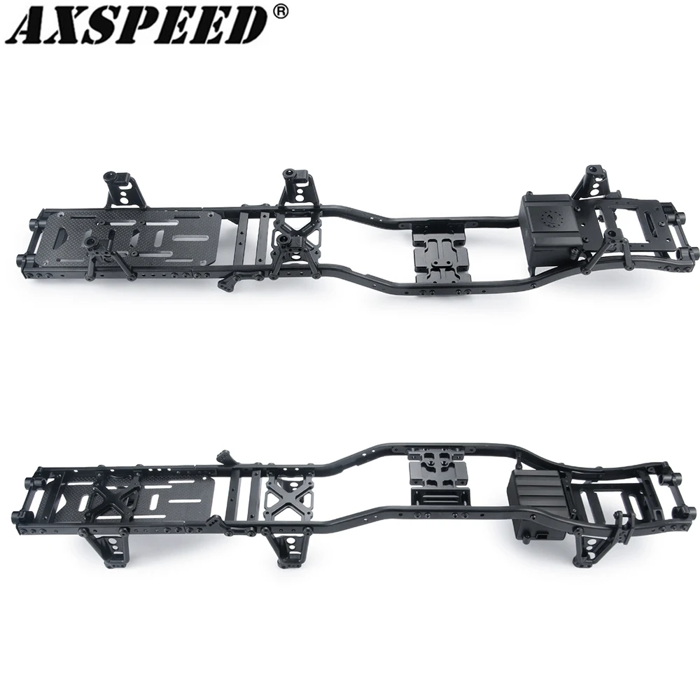 

AXSPEED Metal Chassis Frame Kit 6x6 Modifications for 1/10 RC Crawler Car Axial SCX10 II 90046 90047 90027 90028