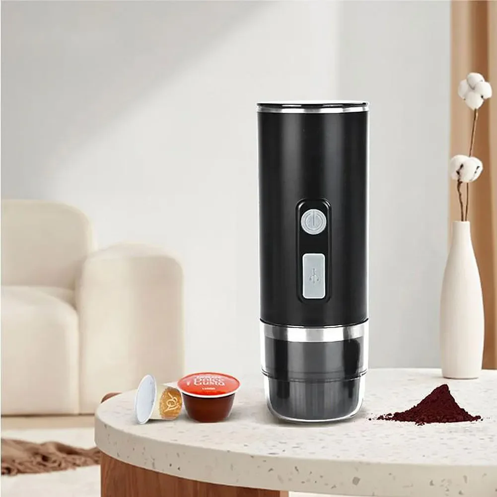 Macchina da caffè con riscaldamento Wireless 3 in 1 adatta a Capsule di raffica Dolce/caffettiera in polvere da campeggio