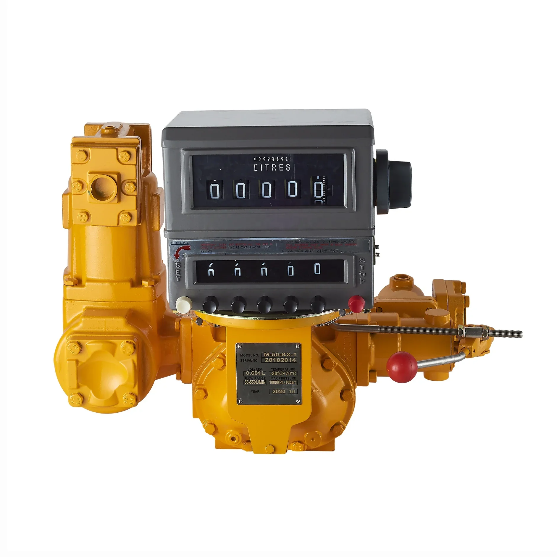 M-80-KX-1 With Check Valve M Positive Displacement Flow Meter